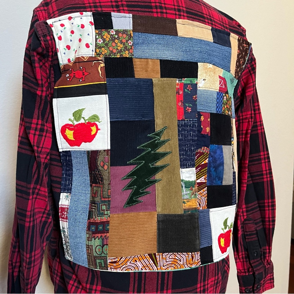 Farm Picker Patchwork Grateful Autumn Harvest Tou… - image 7